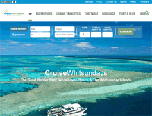 Tablet Screenshot of cruisewhitsundays.com